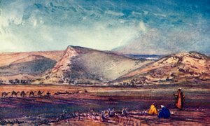 Las colinas alrededor de Nazaret desde la llanura de Esdraelon, 1902