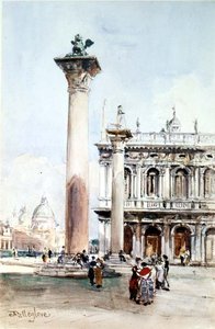 La Piazzetta di San Marco, Venecia de John Fulleylove