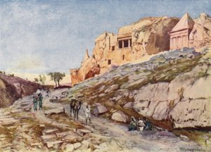 Las tumbas excavadas en roca del Valle de Josafat de John Fulleylove