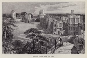Castillo de Warwick, desde el Torreón de John Fulleylove