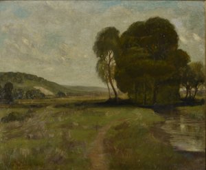 Escena campestre de John Fullwood