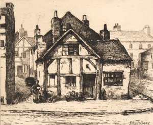 Casa vieja, Calle Salop, Wolverhampton, de 