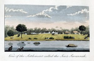 Vista del asentamiento llamado la Sabana de los Judíos, 1813