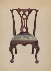 Silla lateral Chippendale