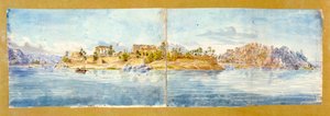 Paisaje, Egipto de John Gardner Wilkinson