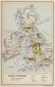 Islas Británicas, Economía, Industrias punteras (litografía)