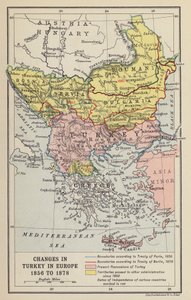 Cambios en Turquía en Europa de John George Bartholomew
