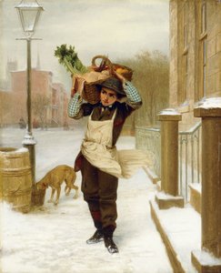 Repartidor, 1863 de John George Brown