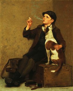 Niño limpiabotas