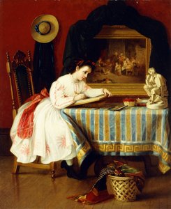 El joven artista, 1867 de John George Brown