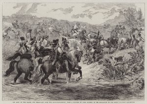 Un Ejército en Marcha, la Retaguardia con los Carros de Equipaje, en la Exposición de la Real Academia