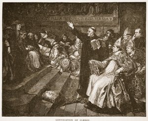 Convocatoria del clero, ilustración de 