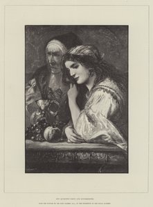 La Sobrina y el Ama de Llaves de Don Quijote de John Gilbert