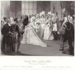 Sala de dibujo de la Reina Victoria de John Gilbert
