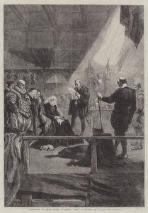 Ejecución de María Reina de Escocia de John Gilbert