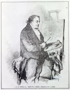 Joseph Mallord William Turner, grabado por W.J. Linton, c.1837 de John Gilbert
