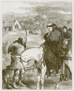 El rey Juan y el abad de Canterbury de John Gilbert