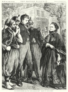 Los Soldados Franceses y la "Pequeña Dama Inglesa" de John Gilbert