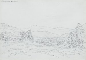 Montaña Llantysilio, Gales de John Glover
