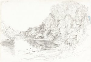 El río en Llangollen de John Glover