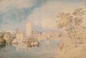 El Támesis en Isleworth, c.1805-10 de John Glover