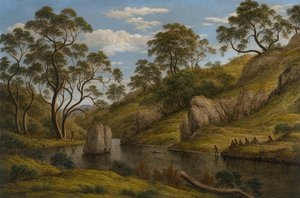El baño de Diana, Tierra de Van Diemen, 1837 de John Glover