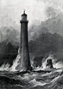 El Nuevo Faro Propuesto de Eddystone, ilustración de 