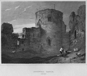 Castillo de Bothwell, Clydesdale, 1814 de John Greig