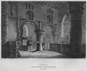 Interior de la Catedral de Carlisle, Cumberland