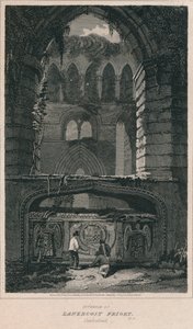 Interior de la Abadía de Lanercost, Cumberland, 1814 de John Greig