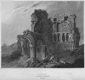 Interior de Lindisfarn. West End, 1814 de John Greig