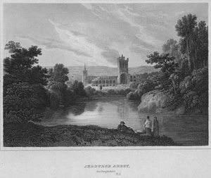 Abadía de Jedburgh, Roxburghshire, 1814