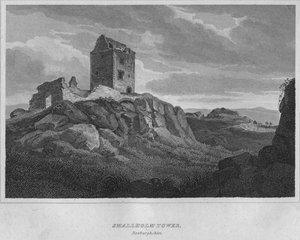 Torre de Smallholm, Roxburghshire, 1814