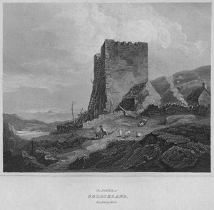 La Torre de Goldieland, Roxburghshire, 1814 de John Greig