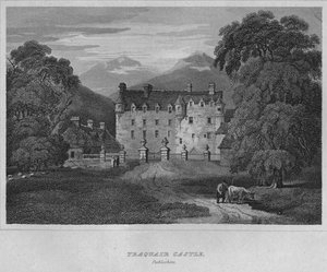 Castillo de Traquair, Peebleshire, 1814