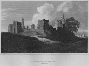 Castillo de Warkworth, Northumberland, 1814