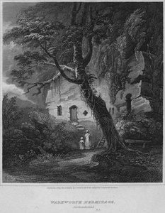 Ermita de Warkworth, Northumberland, 1814
