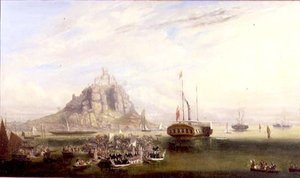La partida de la Reina Victoria y el Príncipe Alberto desde St. Michael