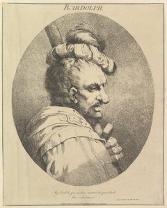 Bardolph Doce Personajes de Shakespeare, 20 de mayo de 1775 de John Hamilton Mortimer