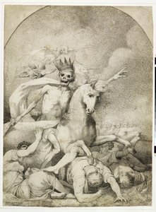La Muerte en un Caballo Pálido, c.1775 de John Hamilton Mortimer