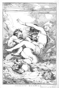 Monstruo celoso, 1778 de John Hamilton Mortimer