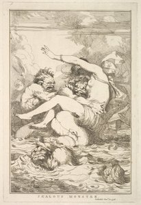 Monstruo Celoso de Quince Grabados Dedicados a Sir Joshua Reynolds
