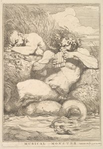 Monstruo Musical de Quince Aguafuertes Dedicados a Sir Joshua Reynolds de John Hamilton Mortimer