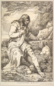 Salvator Rosa de Quince Aguafuertes Dedicados a Sir Joshua Reynolds, 8 de diciembre de 1778 de John Hamilton Mortimer