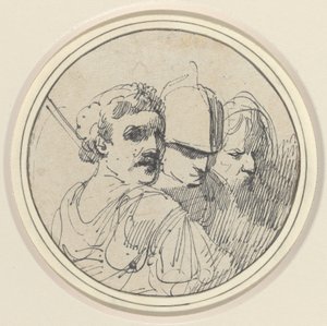 Tres cabezas orientales de John Hamilton Mortimer