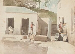 Brathay Yard, Distrito de los Lagos, Cumbria de John Harden
