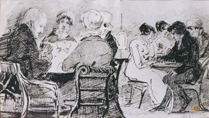 Cartas y ajedrez, 1815 de John Harden