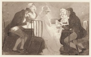 Grupo en una mesa, 1806 de John Harden
