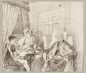 Escena interior de John Harden