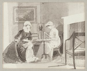 La Sra. H, Jessie y la joven Sophia de John Harden